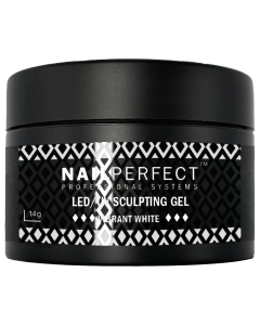Nail Perfect Led/Uv Sculpting Gel Vibrant White 14Gr