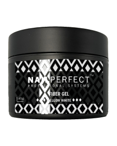 Nail Perfect Fiber Gel Mellow White 45 Gr