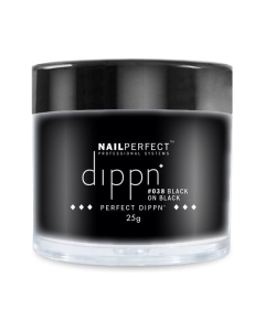NailPerfect Dippn' #038 Black on Black - 25gr