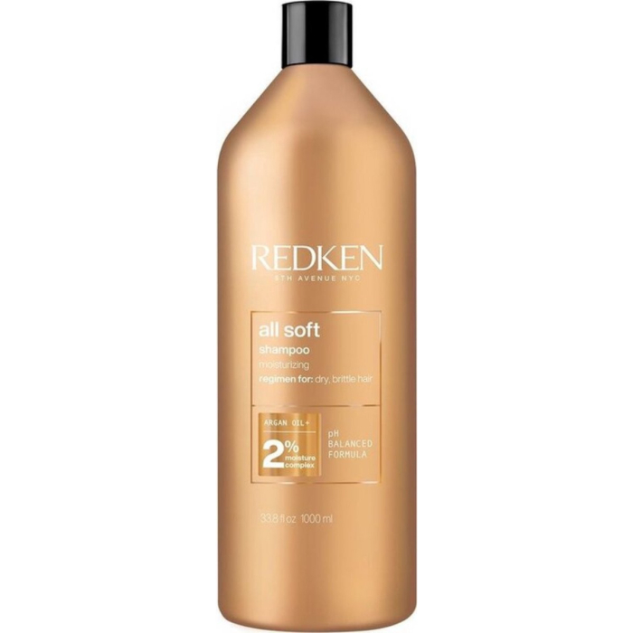 Redken All Soft Shampoo - 1000ml