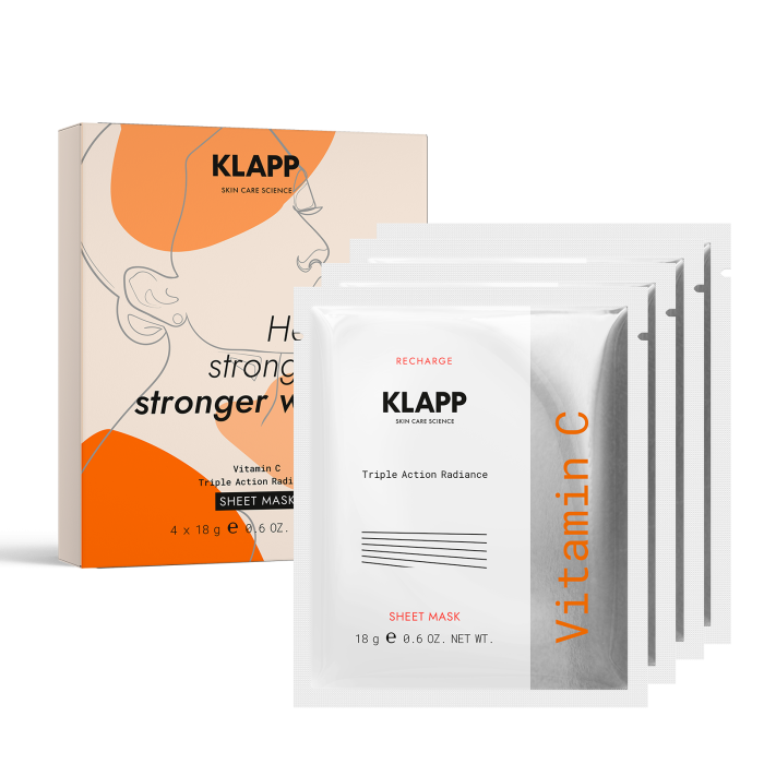 KLAPP To Strong Women - Vitamin C Sheet Mask - Limited Edition - 1 set