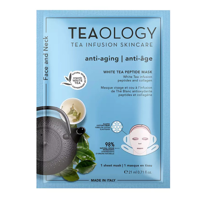 Teaology White Tea Miracle Face And Neck Mask Anti-Aging & Firming