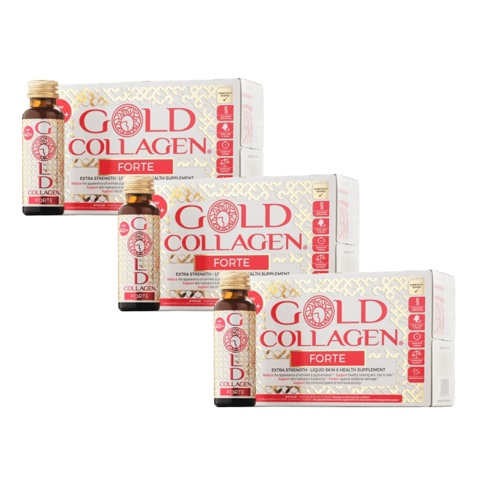Gold Collagen Forte 10 x 50ml - 3-Pack