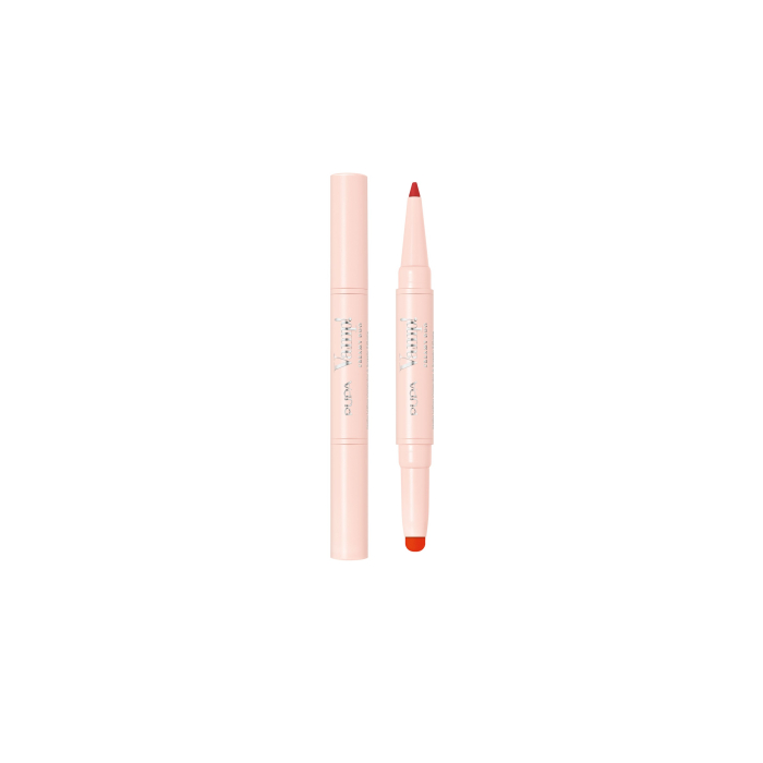 Pupa Vamp! Creamy Duo - Contouring Lip Pencil & Shiny Lipstick Orange Red 011